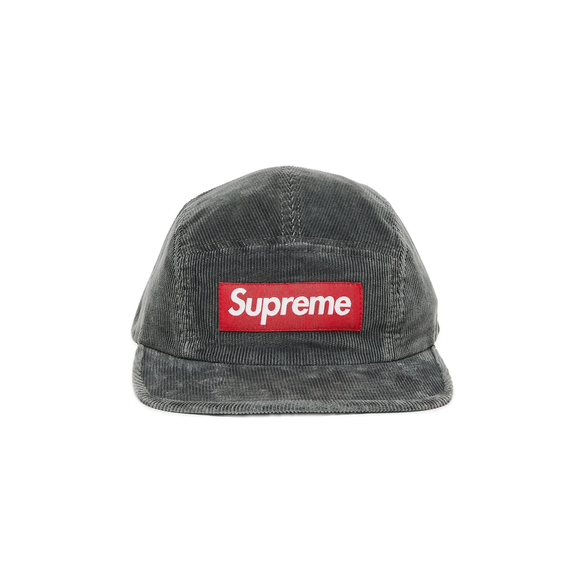 Supreme Corduroy Cap Gray