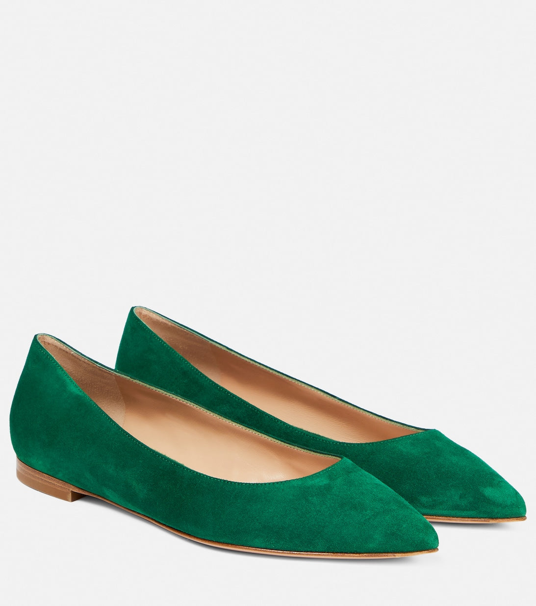 Suede ballerinas Gianvito Gianvito Rossi, green