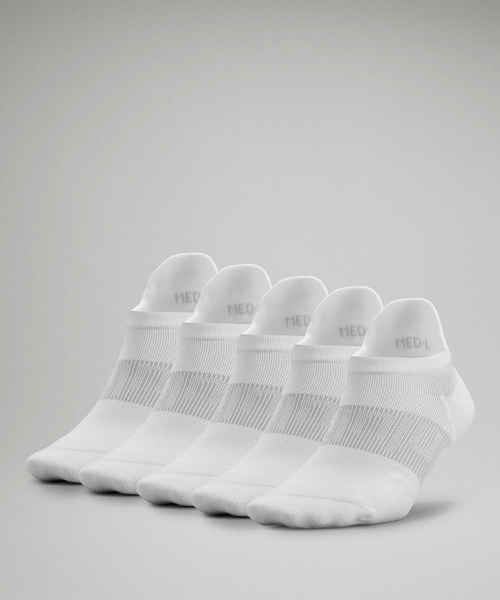 Women's socks Power Stride Tab 5 pcs Lululemon, white