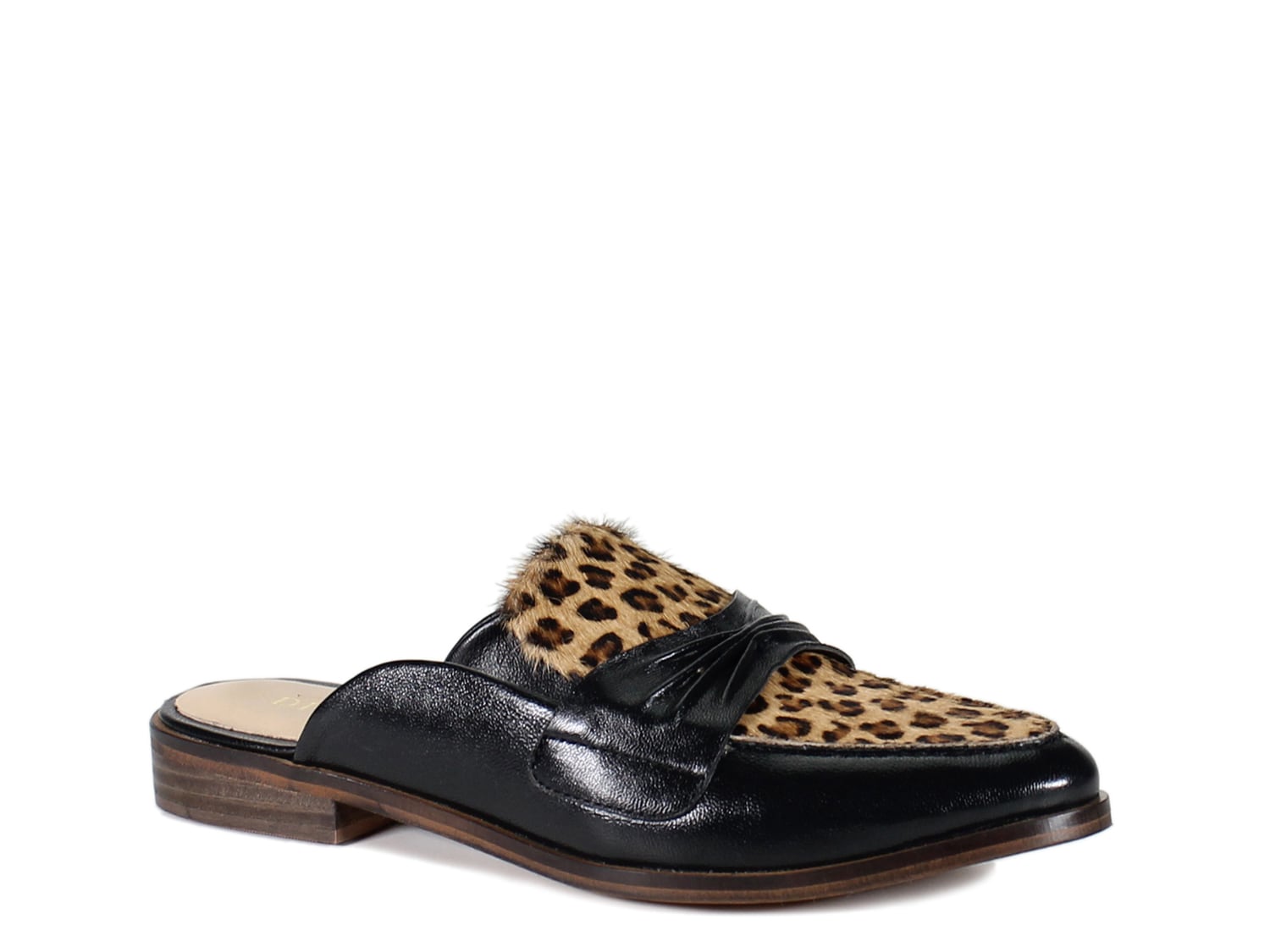 Diba True mules, leopard print