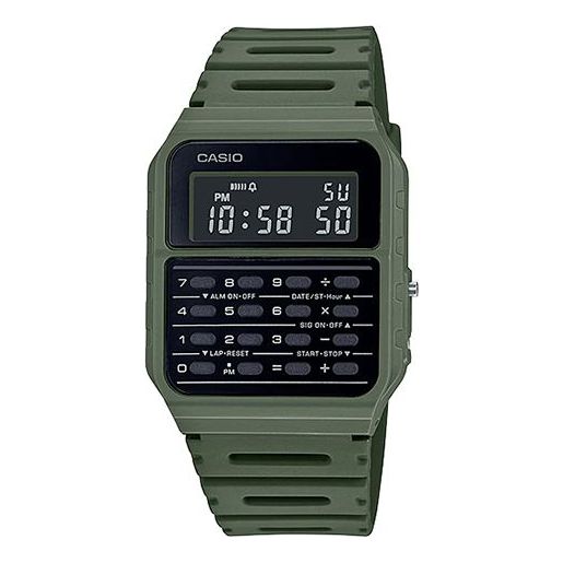 Watch CASIO Quartz Waterproof Sports Unisex Mens GrayGreen Digital, green