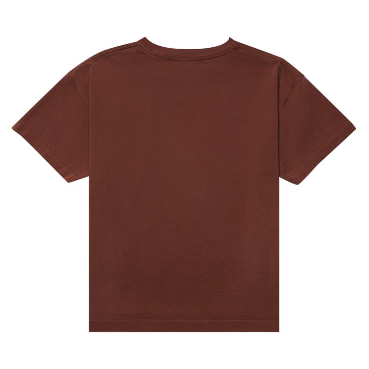 T-shirt Sp5der OG Web 'Brown', brown