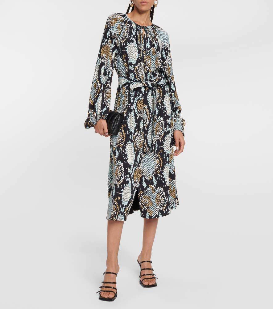 PROENZA SCHOULER Printed Jersey Midi Dress, Multicolor