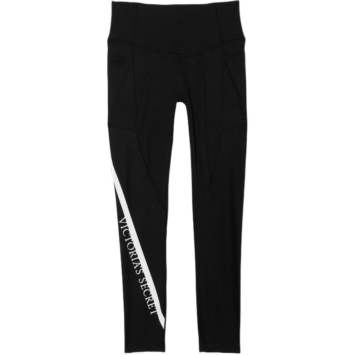 Women's black leggings with Victoria'S Secret logo