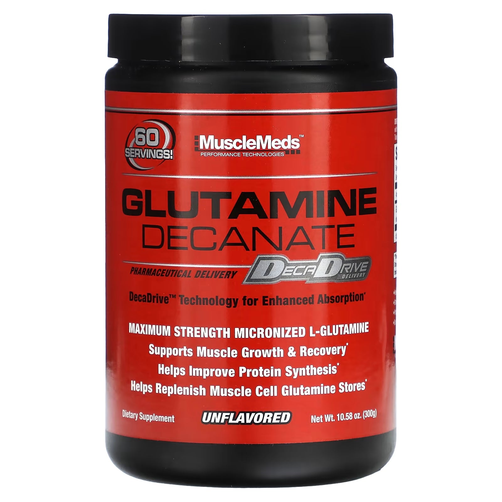 MuscleMeds glutamine decanate without taste