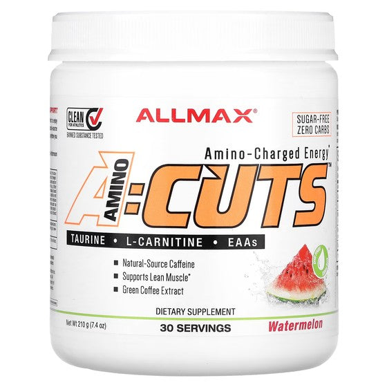 مكمل غذائي ALLMAX ACUTS، طاقة مشحونة بالأحماض الأمينية، بطيخ