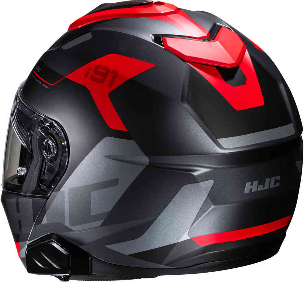 i91 Karst helmet HJC, black/gray/red