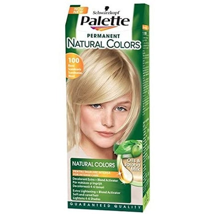 Organic salon hair dye “Scandinavian blonde” 100, Palette