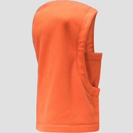 Stoic Fleece Collar Balaclava in Vermillion Orange