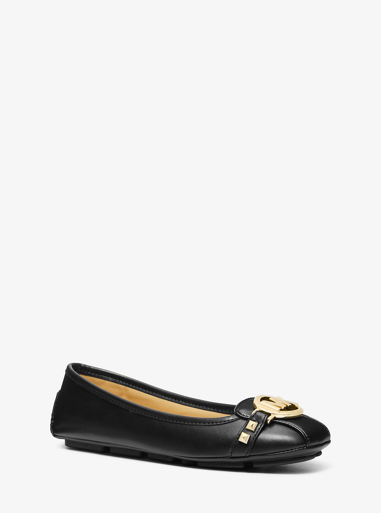 Michael Kors Fulton Faux Leather Moccasins, Black