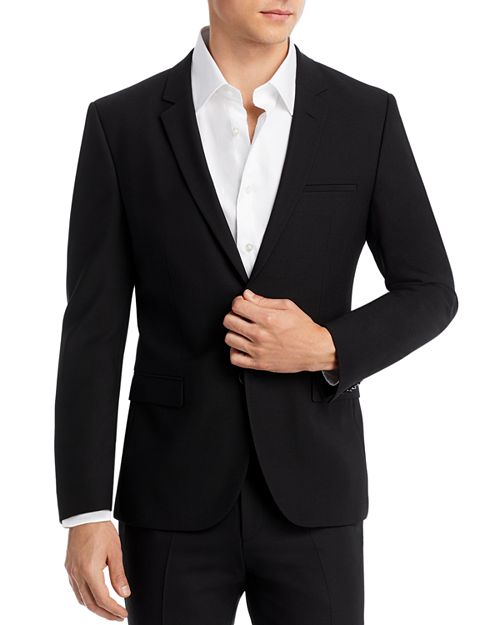 Suit jacket Arti Super Black Extra Slim Fit HUGO, color Black