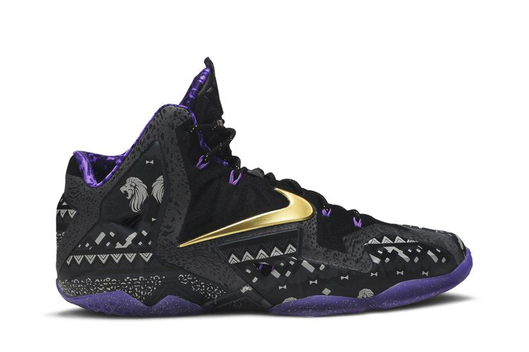 Nike LeBron 11 'BHM' Sneakers, Black