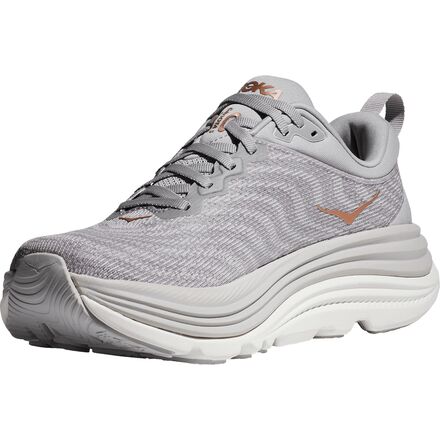 حذاء Gaviota 5 Wide للنساء من HOKA، لون Harbor Mist/Rose Gold