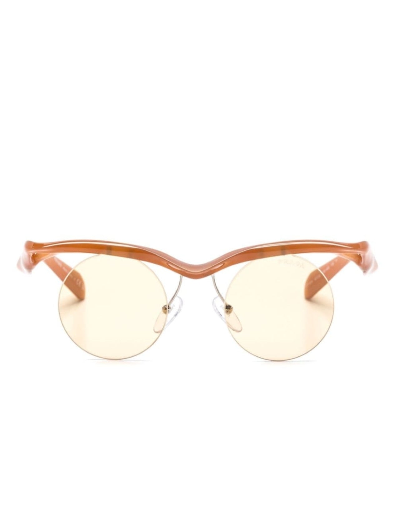 Prada Eyewear Morph Sunglasses, Brown