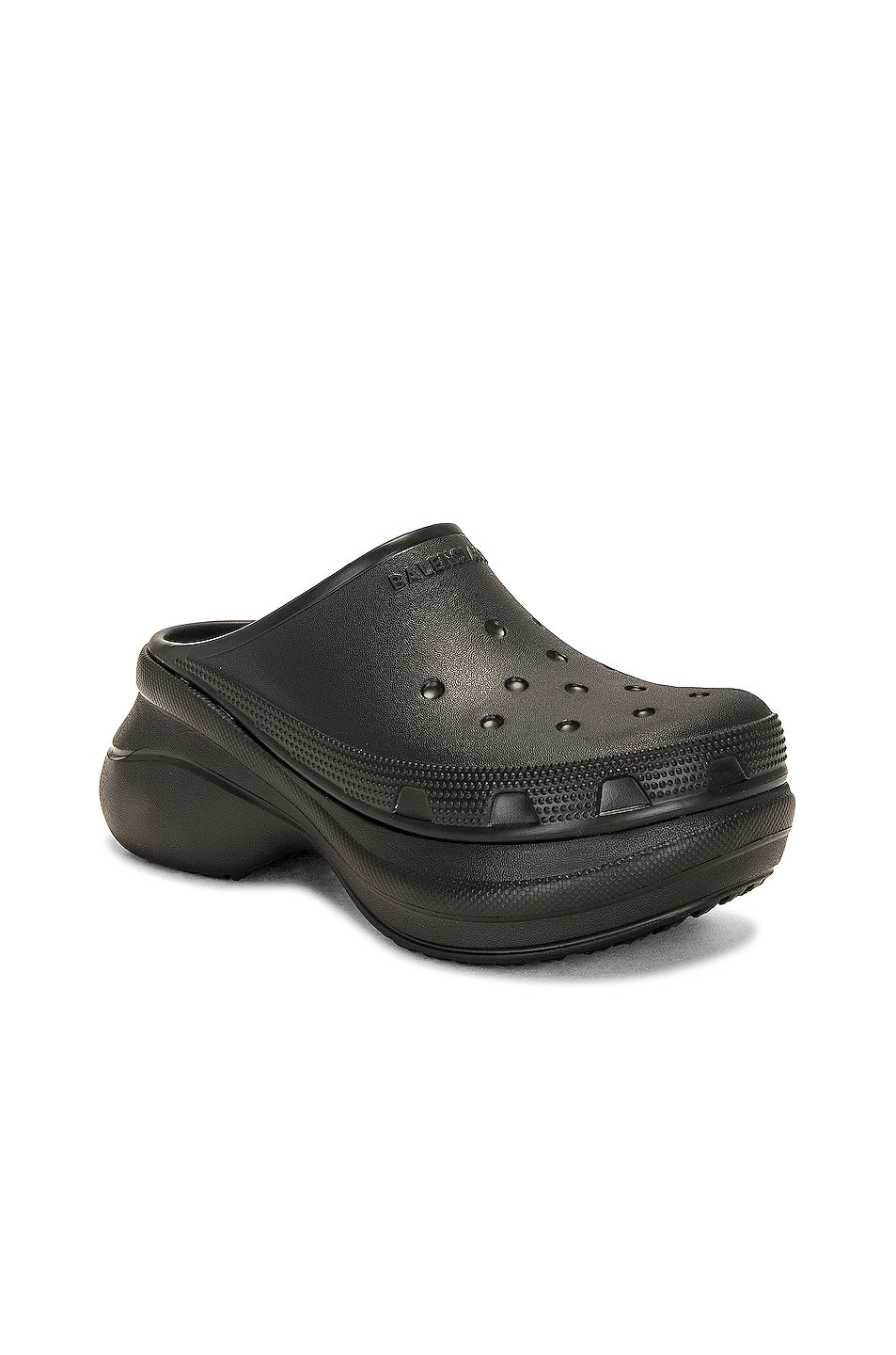 Balenciaga Crocs mules, black