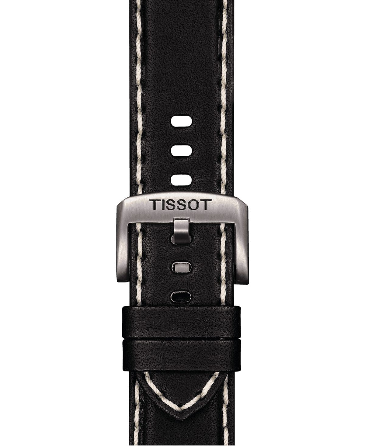 حزام جلدي أسود بديل رسمي لساعة Tissot