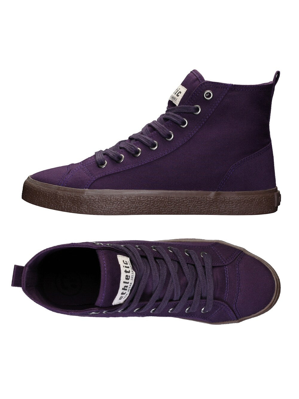 Ethletic Fair Goto High Cut Sneakers, Eggplant