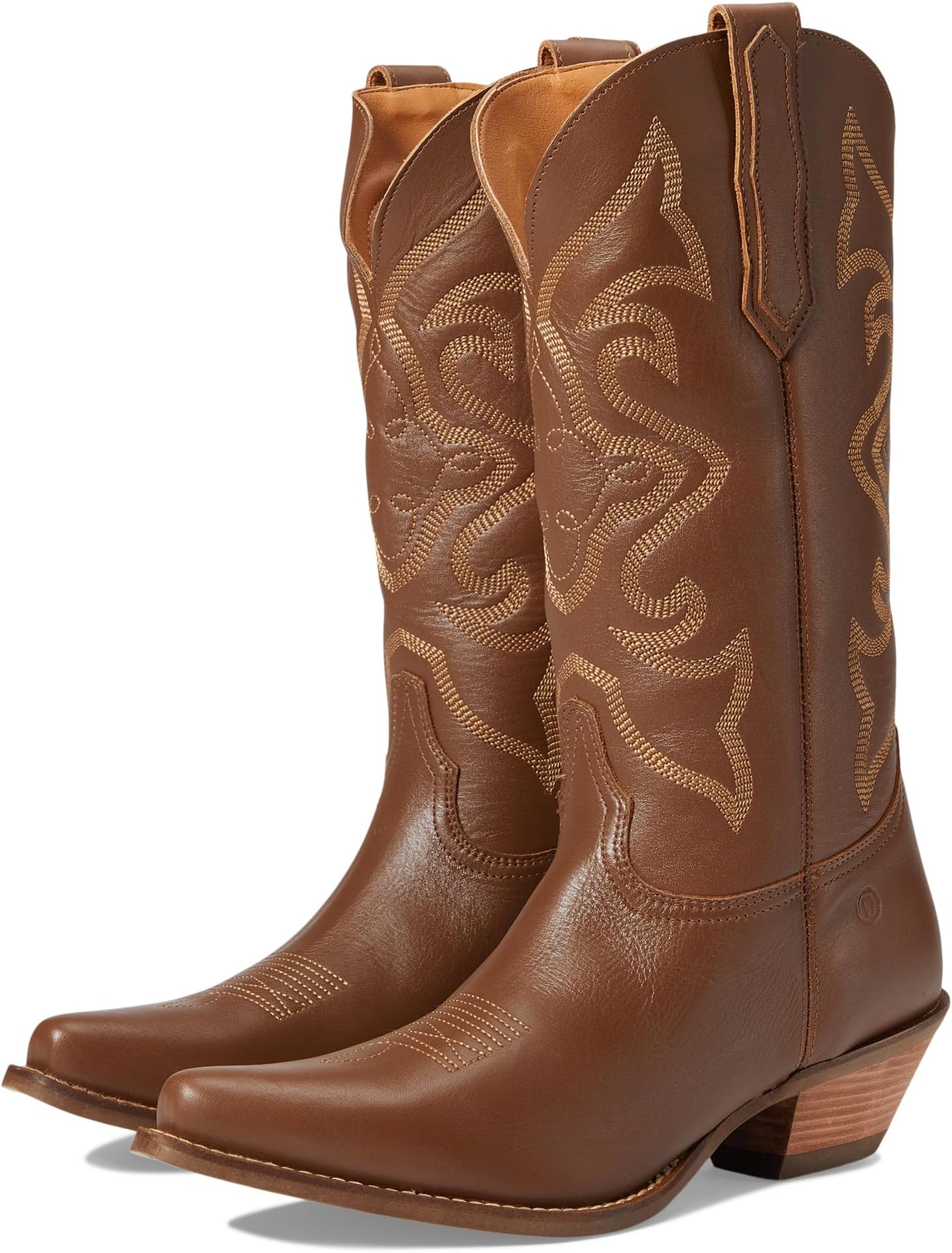 Out West Dingo Cowboy Boots, Brown Smooth