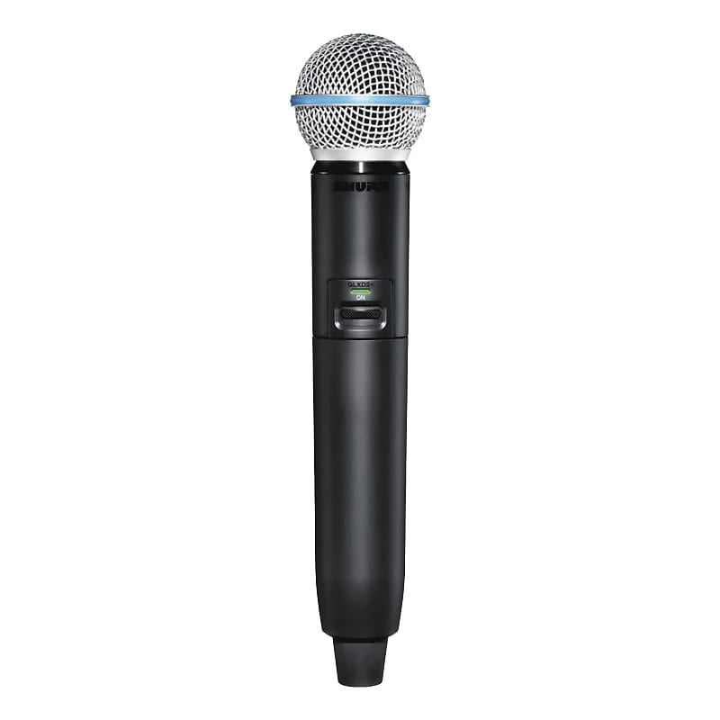 ميكروفون Shure GLXD24+/Beta58 ثنائي النطاق الرقمي اللاسلكي المحمول باليد