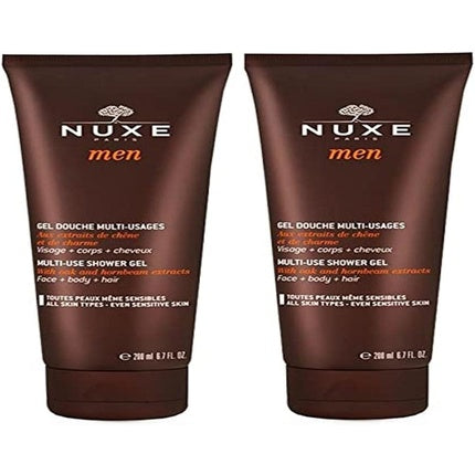 Shower gel for men, 200 ml – pack of 2, Nuxe