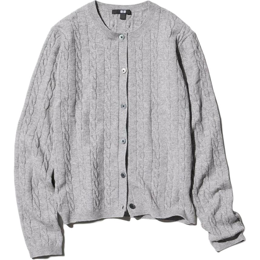 Women's knitwear gray Uniqlo