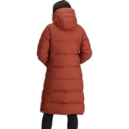 Women's Outdoor Research Coze Down Parka, Brick