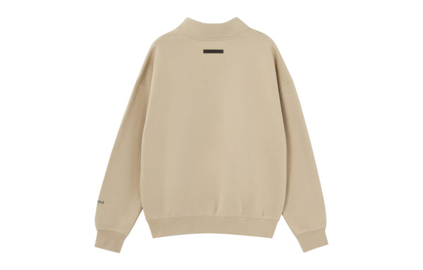 سويت شيرت Fear of God Essentials FW21 برقبة دائرية، سويت شيرت بيج، بيج