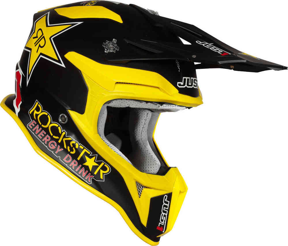 J18 Rockstar Motocross Helmet Just1