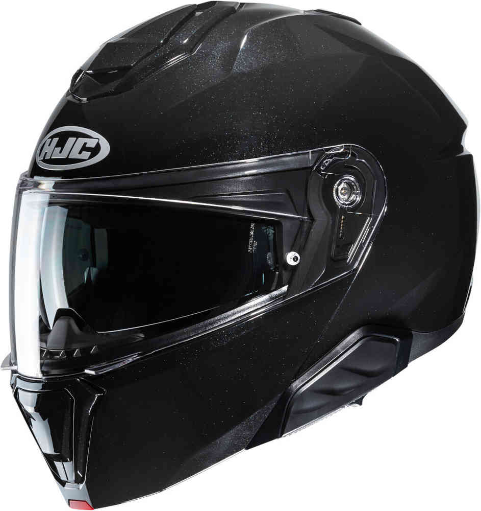 i91 HJC Hard Helmet, Metallic Black