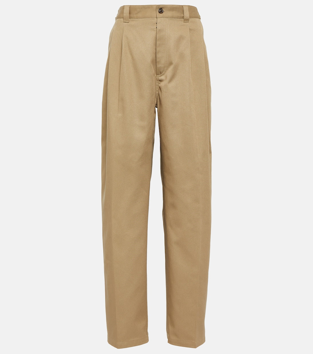 Wide-leg high-waisted trousers MAISON MARGIELA, beige