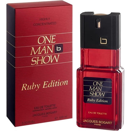 عطر أو دو تواليت بخاخ للرجال One Man Show Ruby Edition 100 مل من جاك بوجارت