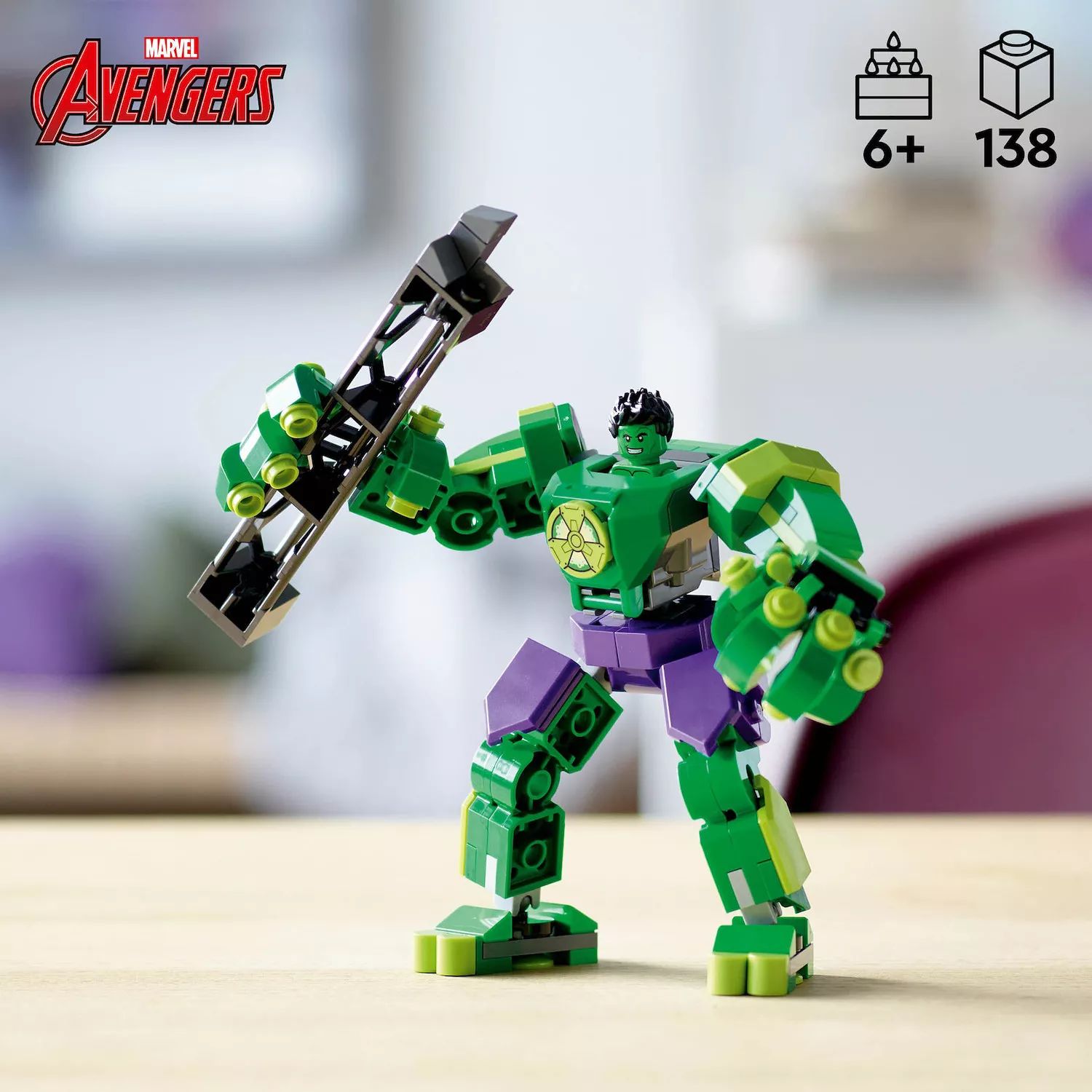 LEGO Marvel Hulk Mech Armor 76241 LEGO Construction Toy Set