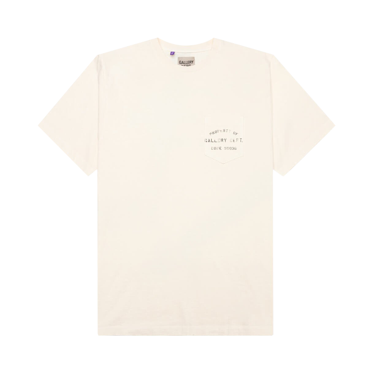 T-shirt Gallery Dept. Property Of Stencil 'Antique White'