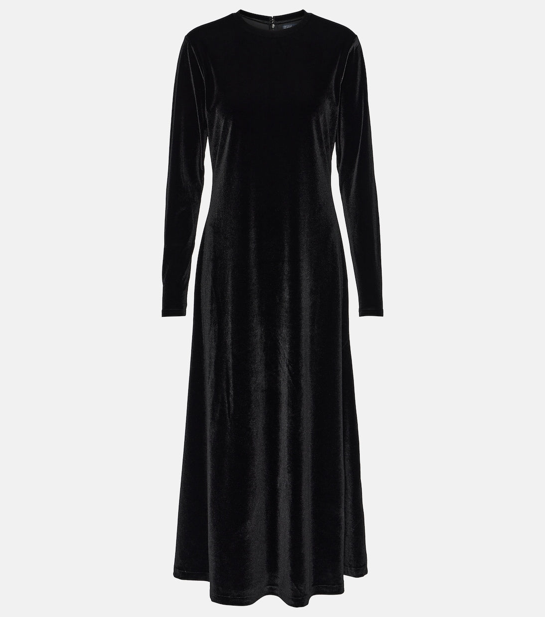 Polo Ralph Lauren velvet maxi dress, black