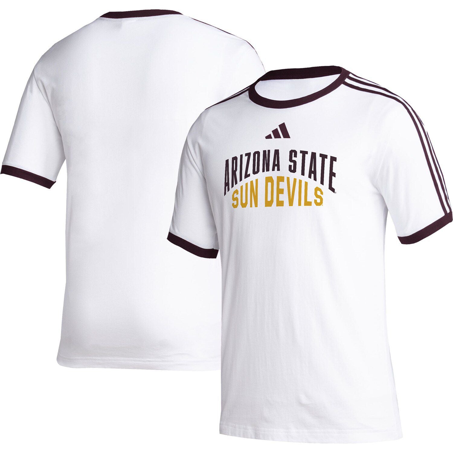 adidas Arizona State Sun Devils Arch Men's White T-Shirt