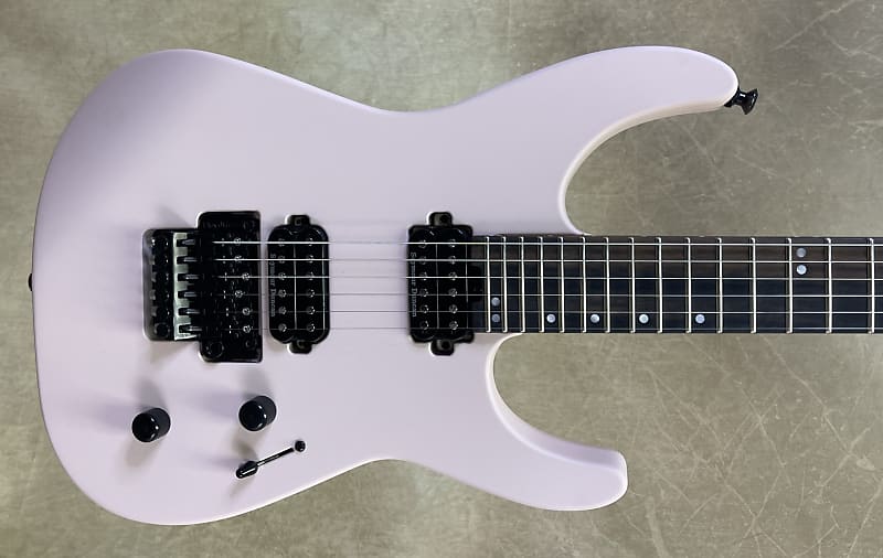 Electric Guitar Jackson American Series Virtuoso Streaky Ebony Fingerboard Satin Shell Pink Guitar