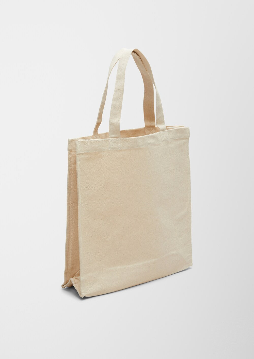 Sliver shopping bag, beige