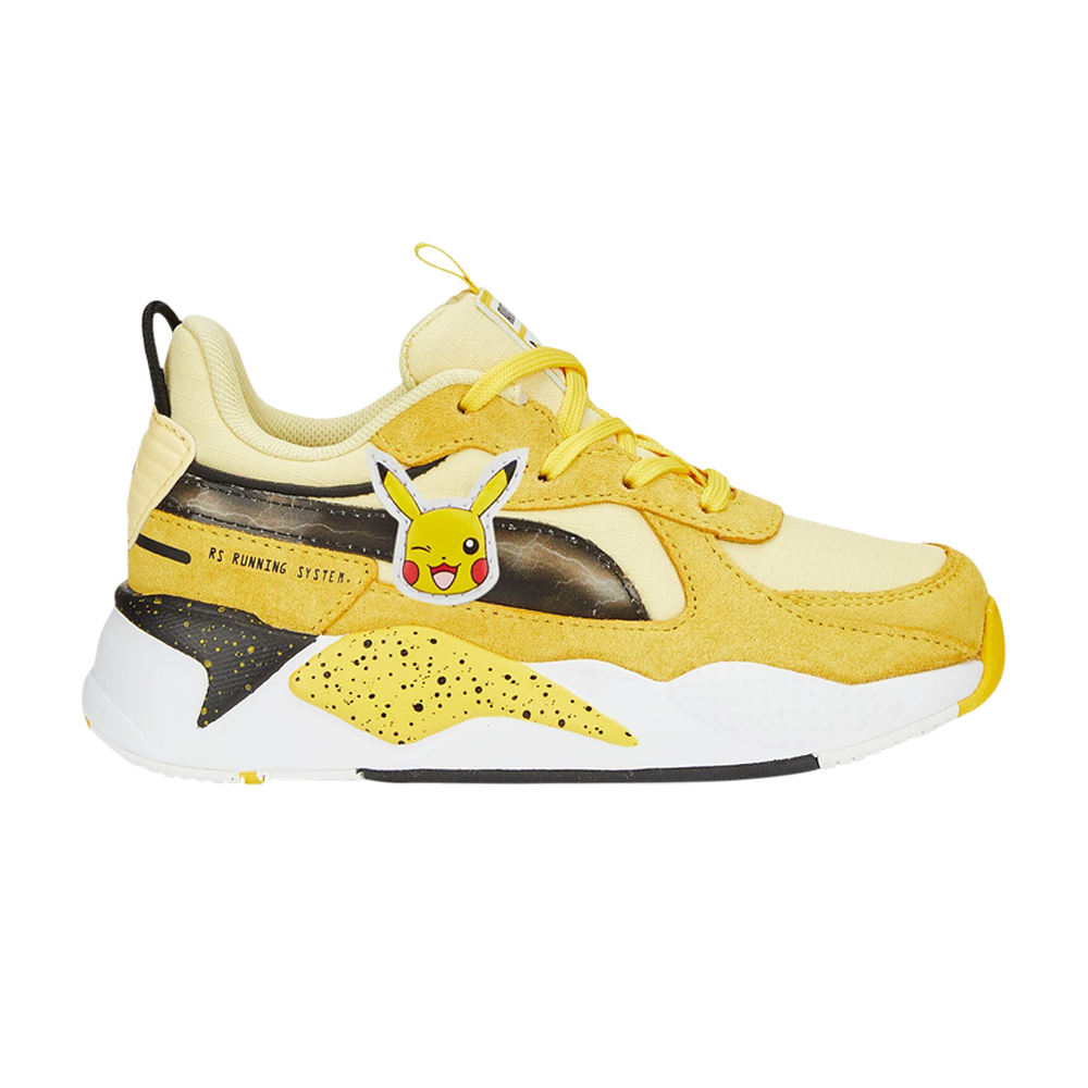 Pokémon x RS-X Little Kid Puma sneakers, yellow