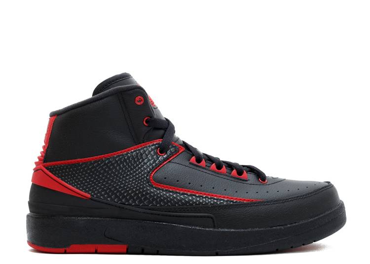 حذاء رياضي AIR JORDAN 2 RETRO BG 'ALTERNATE 87'، أسود