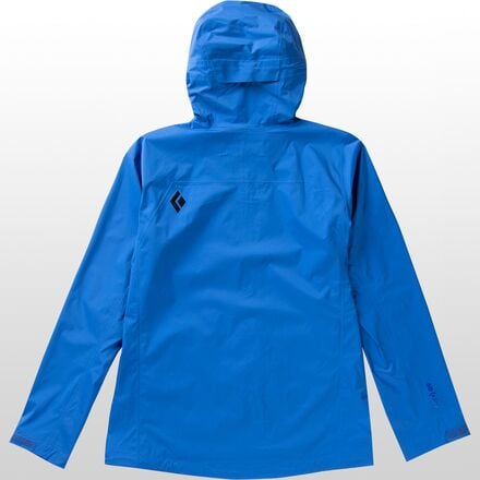 سترة Stormline Stretch Anorak للرجال باللون الأسود الماسي والأزرق Drifter