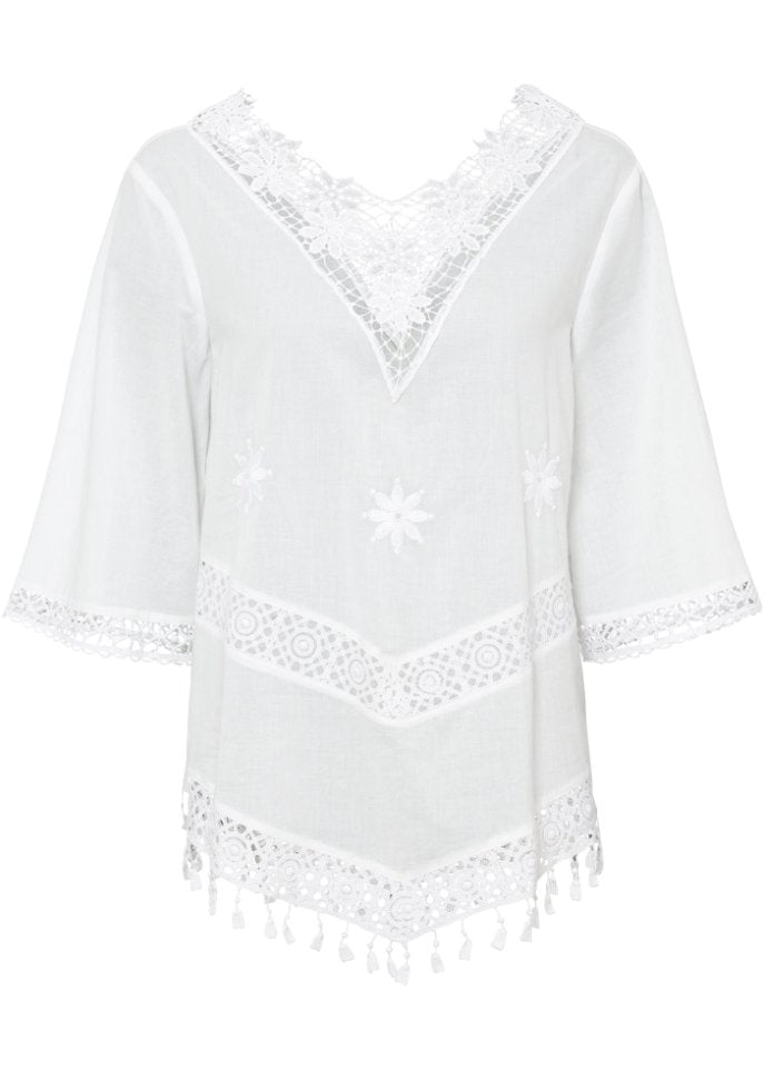 Bodyflirt tunic blouse, white