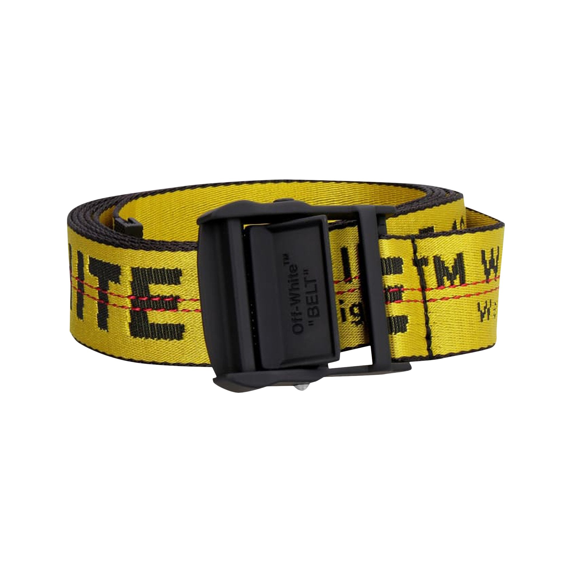 Off-White Industrial Belt Yellow