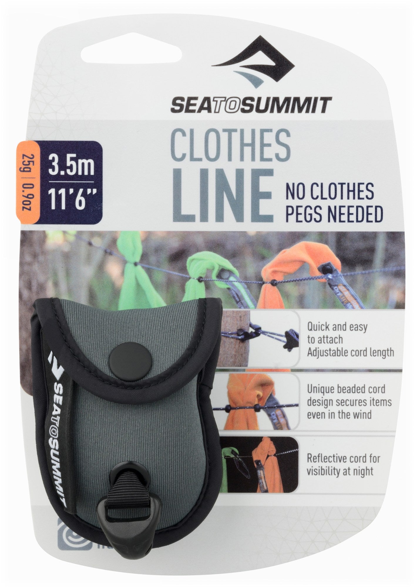 Clothesline Lite Line Sea to Summit, black