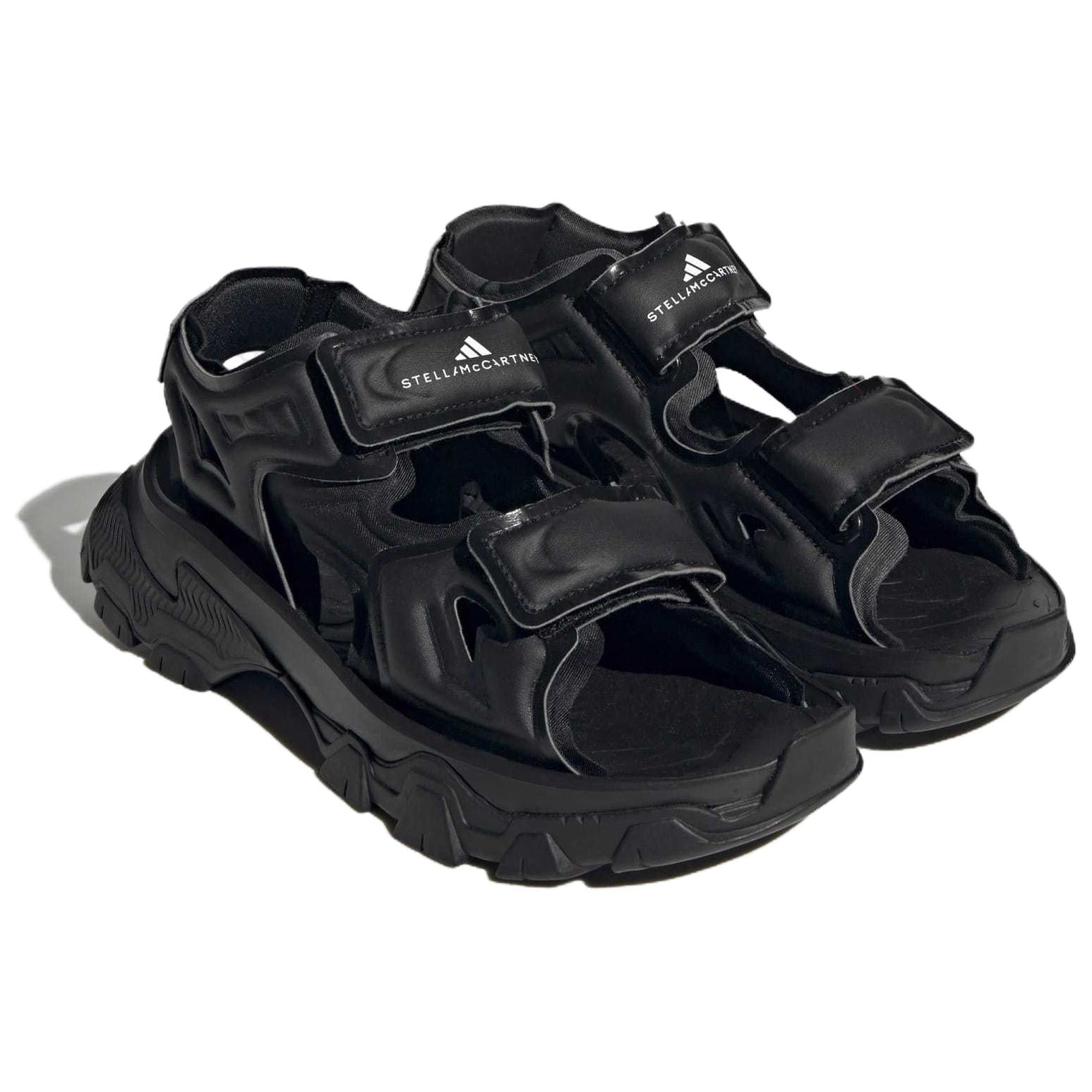 Women's Hika Outdoor Sandals by Stella McCartney X "Core Black" Adidas