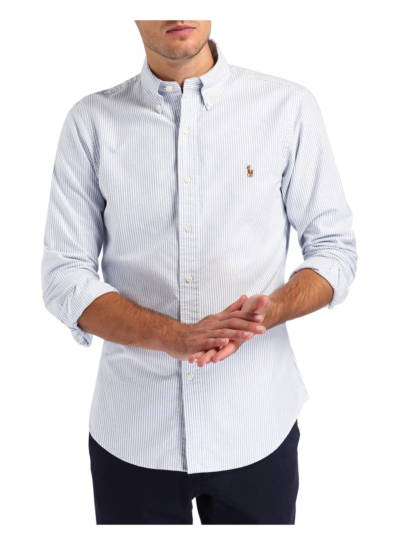 قميص POLO RALPH LAUREN OxfordSlim Fit، أزرق فاتح