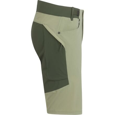 Lightweight men's Trail shorts Rapha, Olive Green/Deep Olive Green