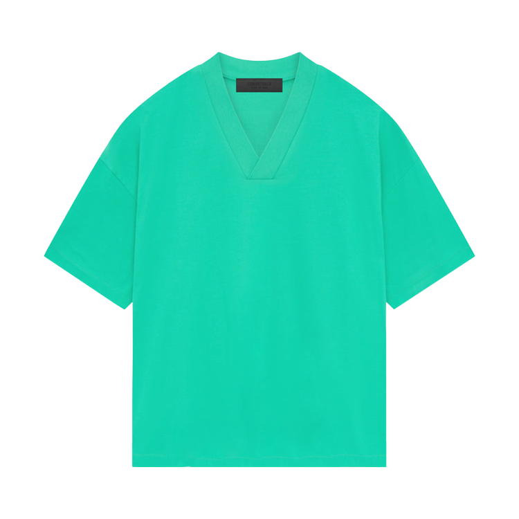 Fear Of God Essentials Fear of God Essentials V Neck 'Mint Leaf' T-Shirt, Green