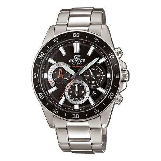 Watch CASIO Male EDIFICE Japan / South Korea Fashion Mens Black Analog, black