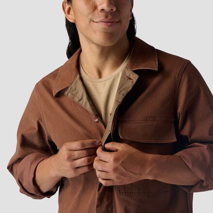 Venture Long Sleeve Jumpsuit - Men's Stoic, Downtown Brown