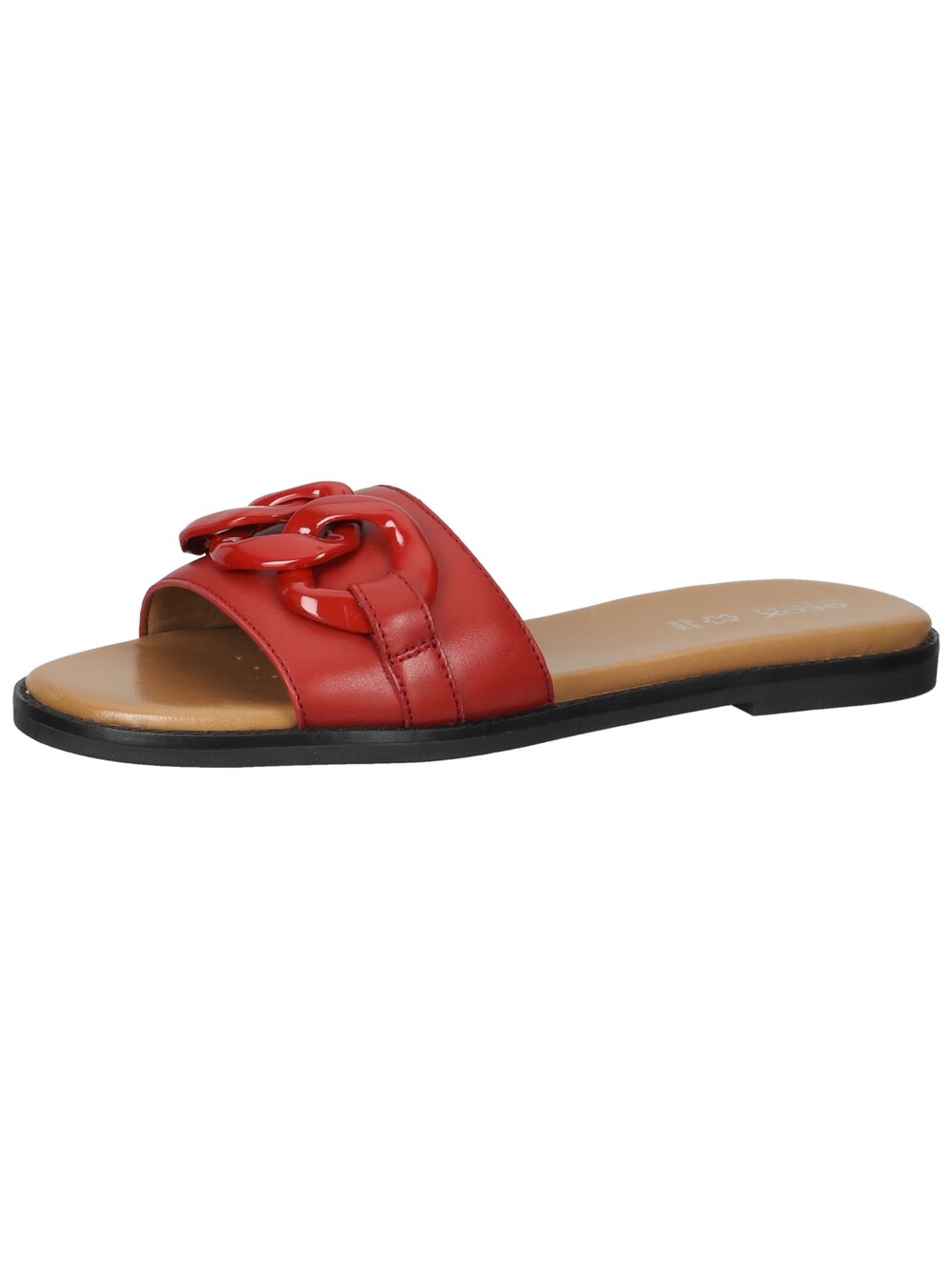 Geox mules, bright red